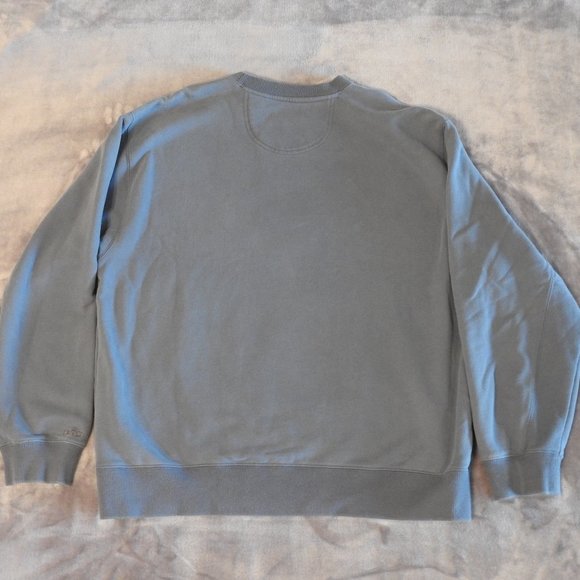 IZOD Ultrasoft Crewneck Sweatshirt, Dusty Blue, XL, NWOT - Picture 2 of 5